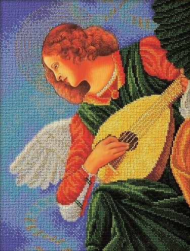 Набор для вышивания Радуга бисера В-603 Музицирующий ангел. Терцо
