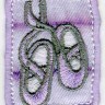 HKM 33314/1SB Термоаппликация "Ballerina Batik rosa"
