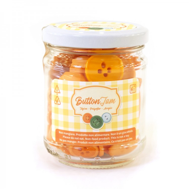 Sandra ADDES/Orange MIX Пуговицы в стеклянной банке