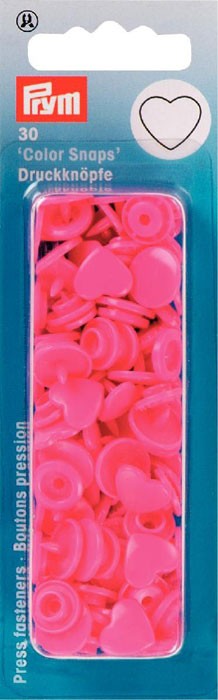 Prym 393347 Кнопки "Color Snaps", сердце