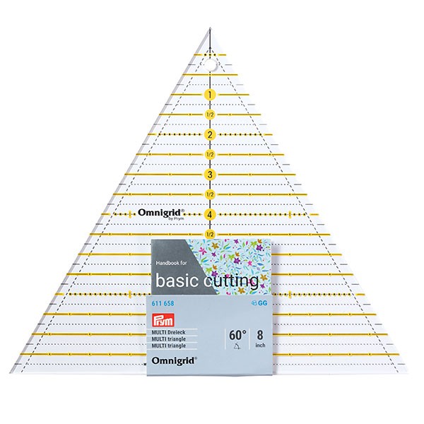 Prym 611658 Линейка Omnigrid для пэчворка треугольник 60°