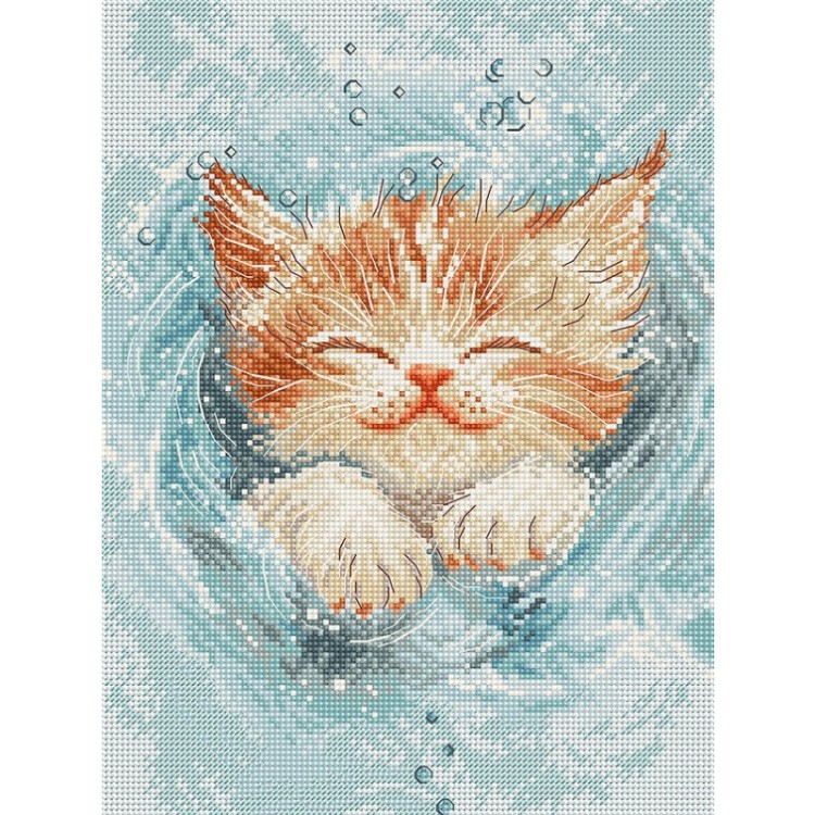 Набор для вышивания LetiStitch L9931 Splashing playtime (Время игры с брызгами)