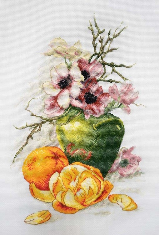 Набор для вышивания Марья Искусница 06.002.56 Анемоны и апельсины