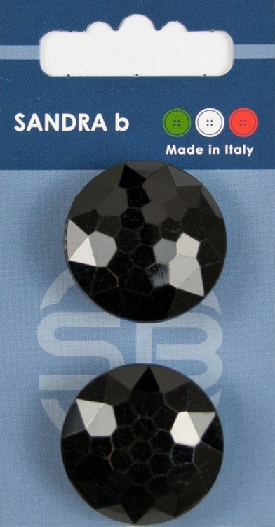 Sandra CARD164 Пуговицы, черный