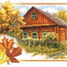 Набор для вышивания Панна PS-0314 (ПС-0314) Осень в деревне