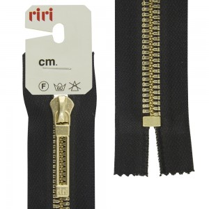 Riri 8603520/16/2110 Молния металлическая, неразъемная, 6 мм, 16 см, черный
