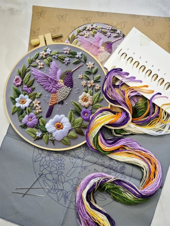 Набор для вышивания YoHobby yoli.126 Птичка