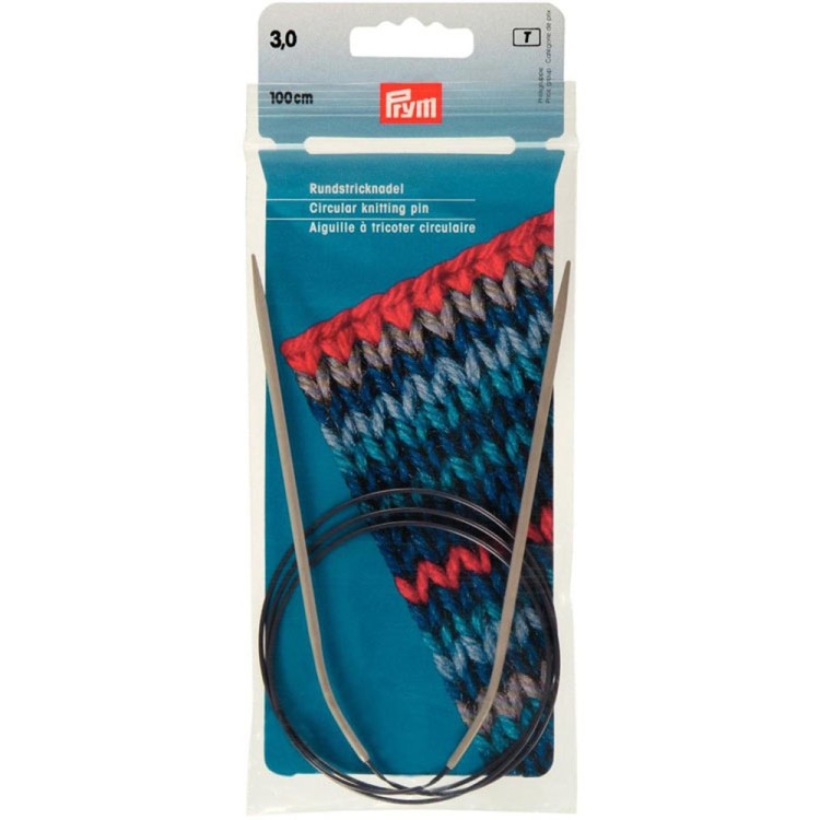 Prym Спицы круговые 100 см, алюминий