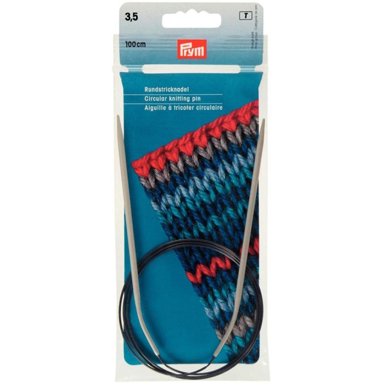 Prym Спицы круговые 100 см, алюминий