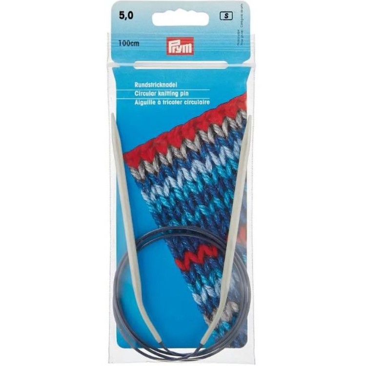 Prym Спицы круговые 100 см, алюминий