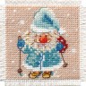 Набор для вышивания Алиса 7-01 Открытка "Дед Мороз"
