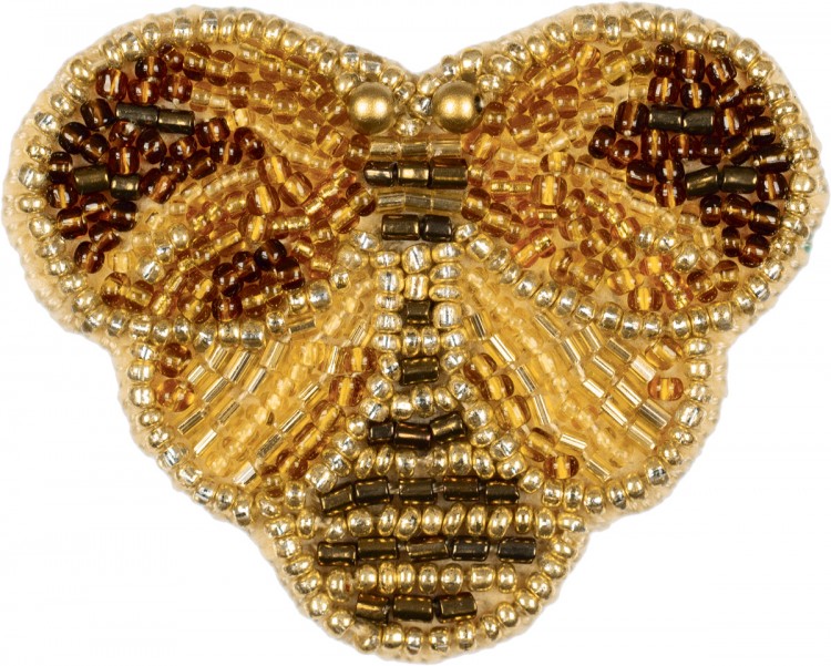 Набор для вышивания Кларт 10-022 Брошь "Медовая пчелка"