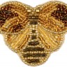 Набор для вышивания Кларт 10-022 Брошь "Медовая пчелка"
