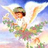 Набор для вышивания Каролинка КБАН(Ч) 4002 Парящий ангел