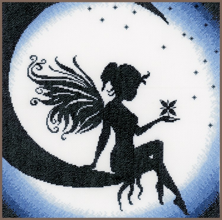 Набор для вышивания Lanarte PN-0164077 Fairy on the moon (Фея на луне)
