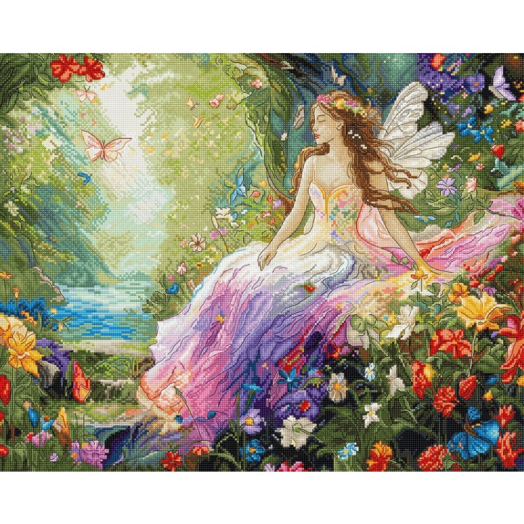Набор для вышивания LetiStitch L9932 Enchanted Spring (Очарованная весна)