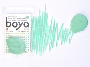 Boya d.o.o. 1 SET/JADE GREEN Пастель восковая для рисования, мелок