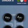 Sandra CARD165 Пуговицы, черный