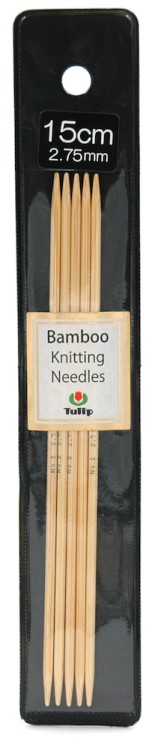 Tulip Спицы чулочные "Bamboo", 15 см