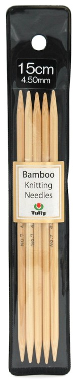 Tulip Спицы чулочные "Bamboo", 15 см
