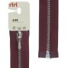 Riri 3000012/80/2411 Молния металлическая, разъемная, 4 мм, 80 см, бордовый