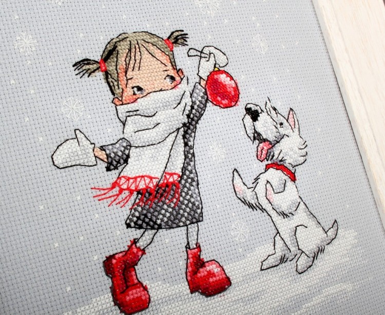 Набор для вышивания РТО M652 В вальсе снежинок