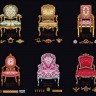 Набор для вышивания Thea Gouverneur 3068.05 Six Chairs
