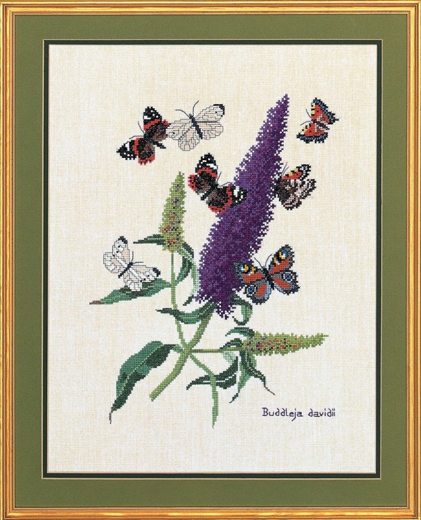 Набор для вышивания Eva Rosenstand 12-739 Веселые бабочки