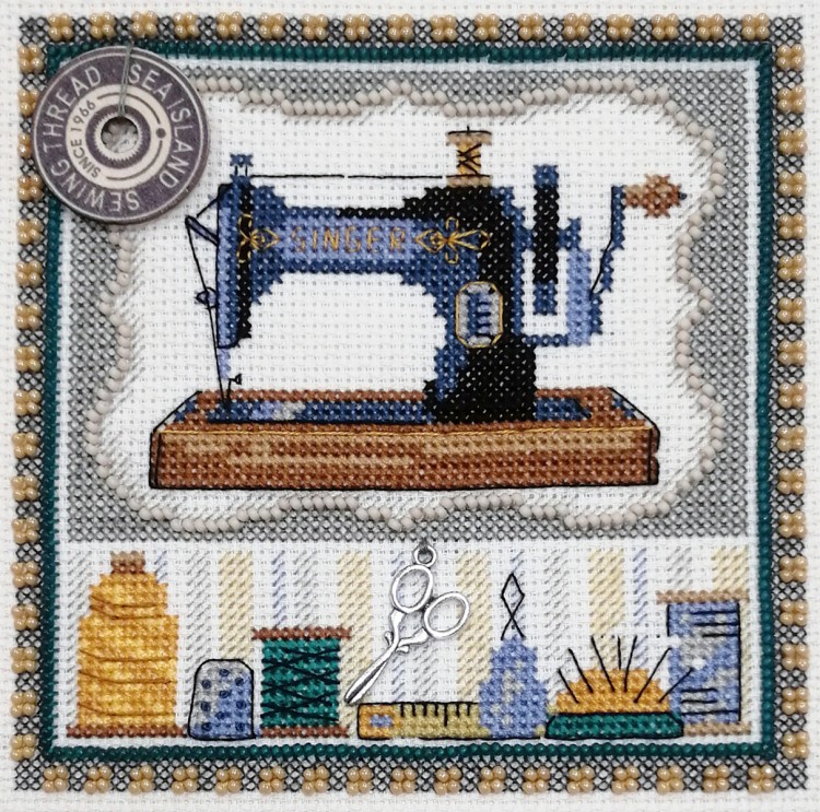 Набор для вышивания Марья Искусница 13.003.24 Швейная машинка