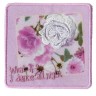 HKM 33316/1SB Термоаппликация "What if mit weiBer Rose"
