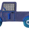 HKM 33488/1SB Термоаппликация "Auto Reflex blau mit gelben Ster"