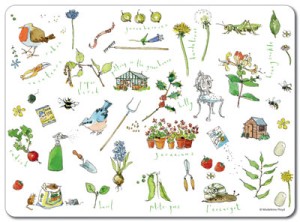 Andrews Living Rooms TML MFL006 Подставка для посуды "Gardening Madeleine Floyd"
