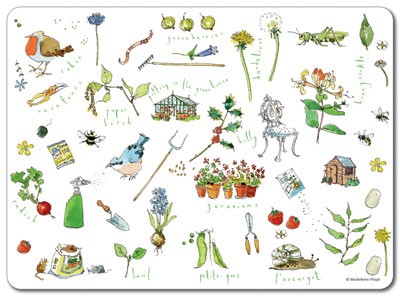 Andrews Living Rooms TML MFL006 Подставка для посуды "Gardening Madeleine Floyd"