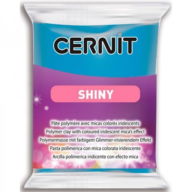 Efco 7958200 Полимерная глина Cernit Shiny, голубой