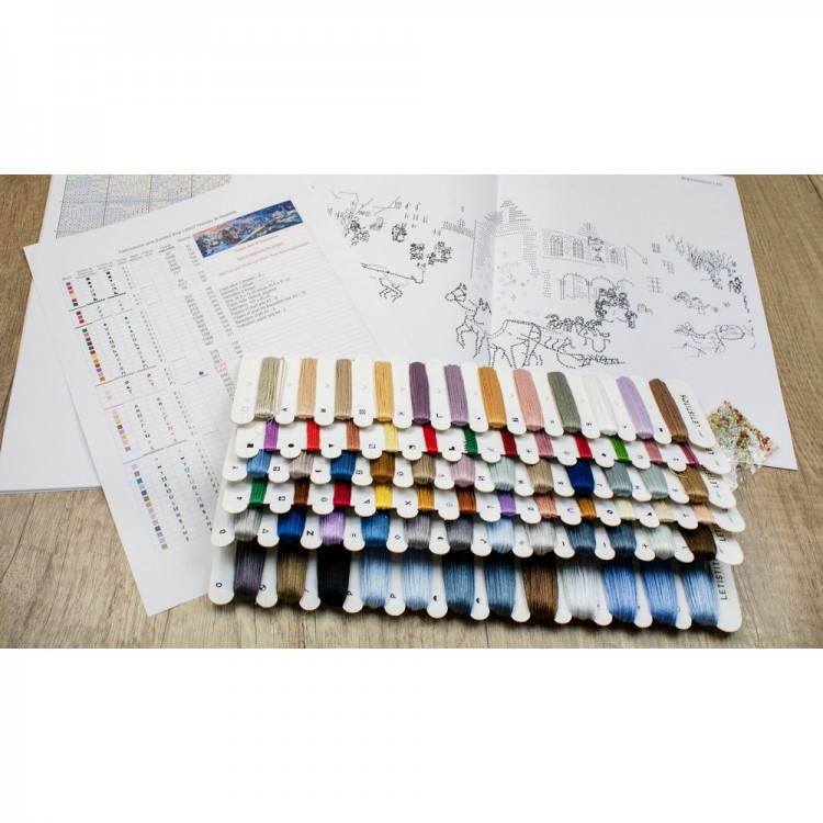 Набор для вышивания LetiStitch L8007 Holiday at Seaside (Отдых на море)