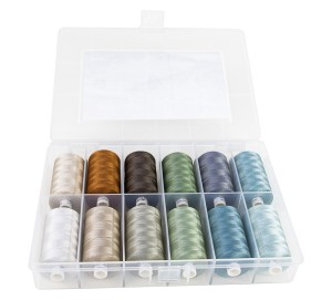 Amann Group SFC40TRAD-KIT Набор с нитками Silk-Finish Cotton "Чувство традиции" в подарочной упаковке, 12 катушек