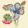 Набор для вышивания РТО M749 Бабочка села на нежный цветок