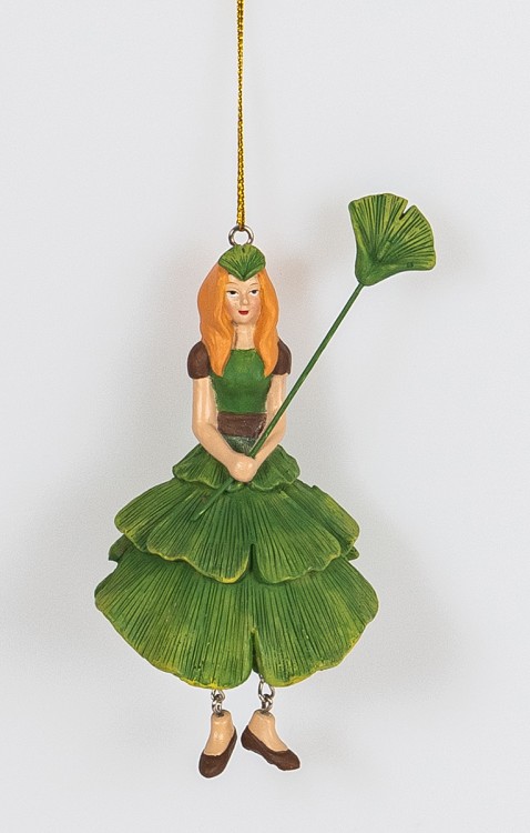 Fiebiger Floristik 850025-800 Фигурка декоративная, Blumenmadchen "Гинкго"