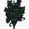 Набор для вышивания РТО M670 Среди черных котов