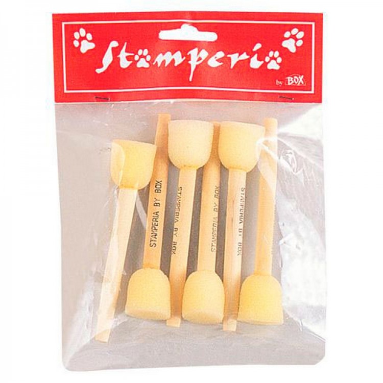 Stamperia KR03 Спонж-кисть, набор 6 шт