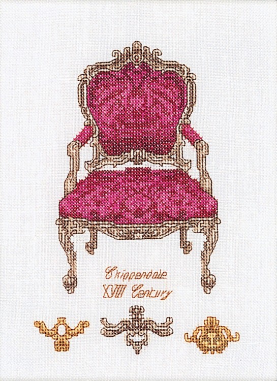 Набор для вышивания Thea Gouverneur 3068A Six Chairs (Шесть стульев)