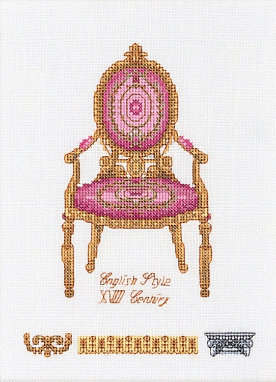 Набор для вышивания Thea Gouverneur 3068A Six Chairs (Шесть стульев)