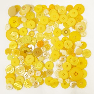 Sandra ADDES/Yellow MIX Пуговицы Sandra в стеклянной банке, желтый