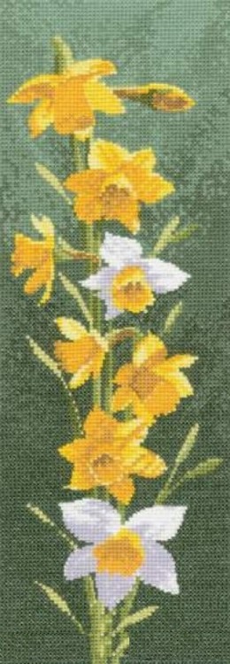Набор для вышивания Heritage JCDF469E Daffodil (Нарцисс)