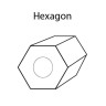 TOHO бисер Hexagon 11/0 цвет 0122 500 г