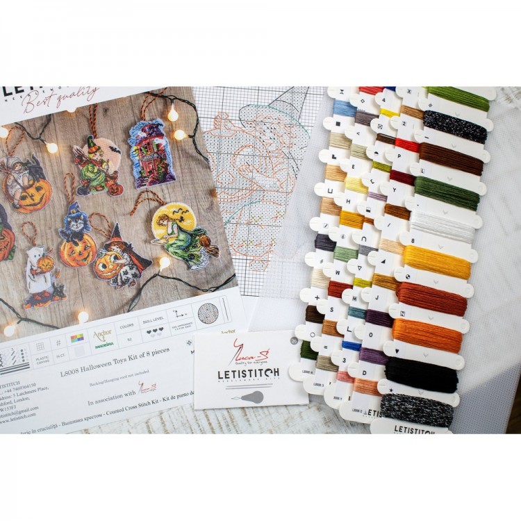 LetiStitch L8008 Halloween Toys Kit (Набор игрушек на Хэллоуин)