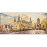 Набор для вышивания Lanarte PN-0205236 Cityview of Ghent (Вид на город Гент)