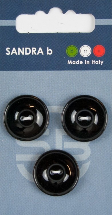 Sandra CARD167 Пуговицы, черный