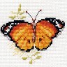Набор для вышивания Алиса 0-148 Яркие бабочки. Оранжевая