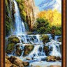 Набор для вышивания Риолис 1194 Пейзаж с водопадом